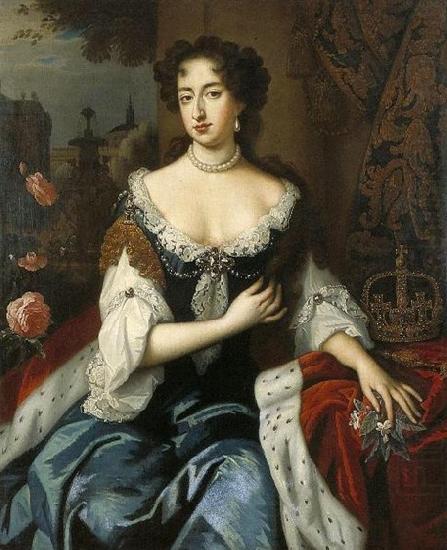Willem Wissing Willem Wissing. Mary Stuart wife of William III, prince of Orange. china oil painting image